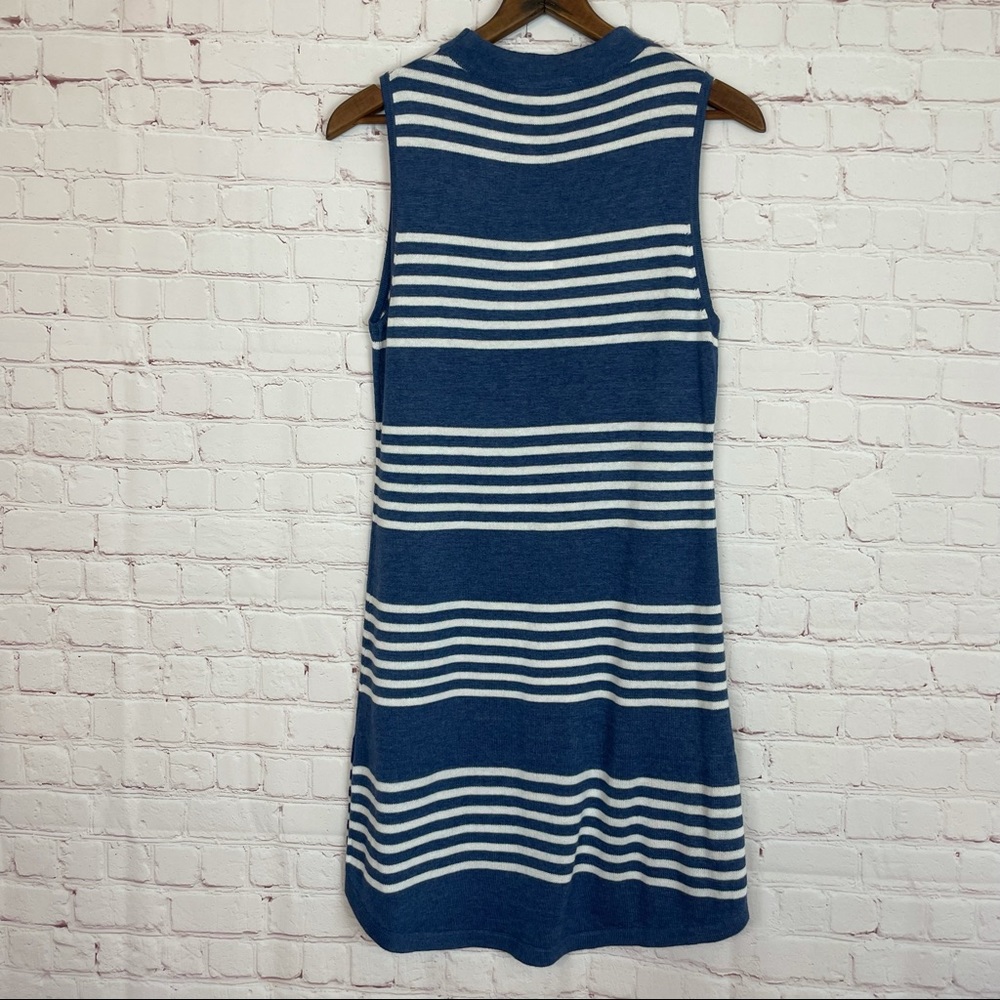 THML Striped Sleeveless Button Dress Small - Picture 4 of 5